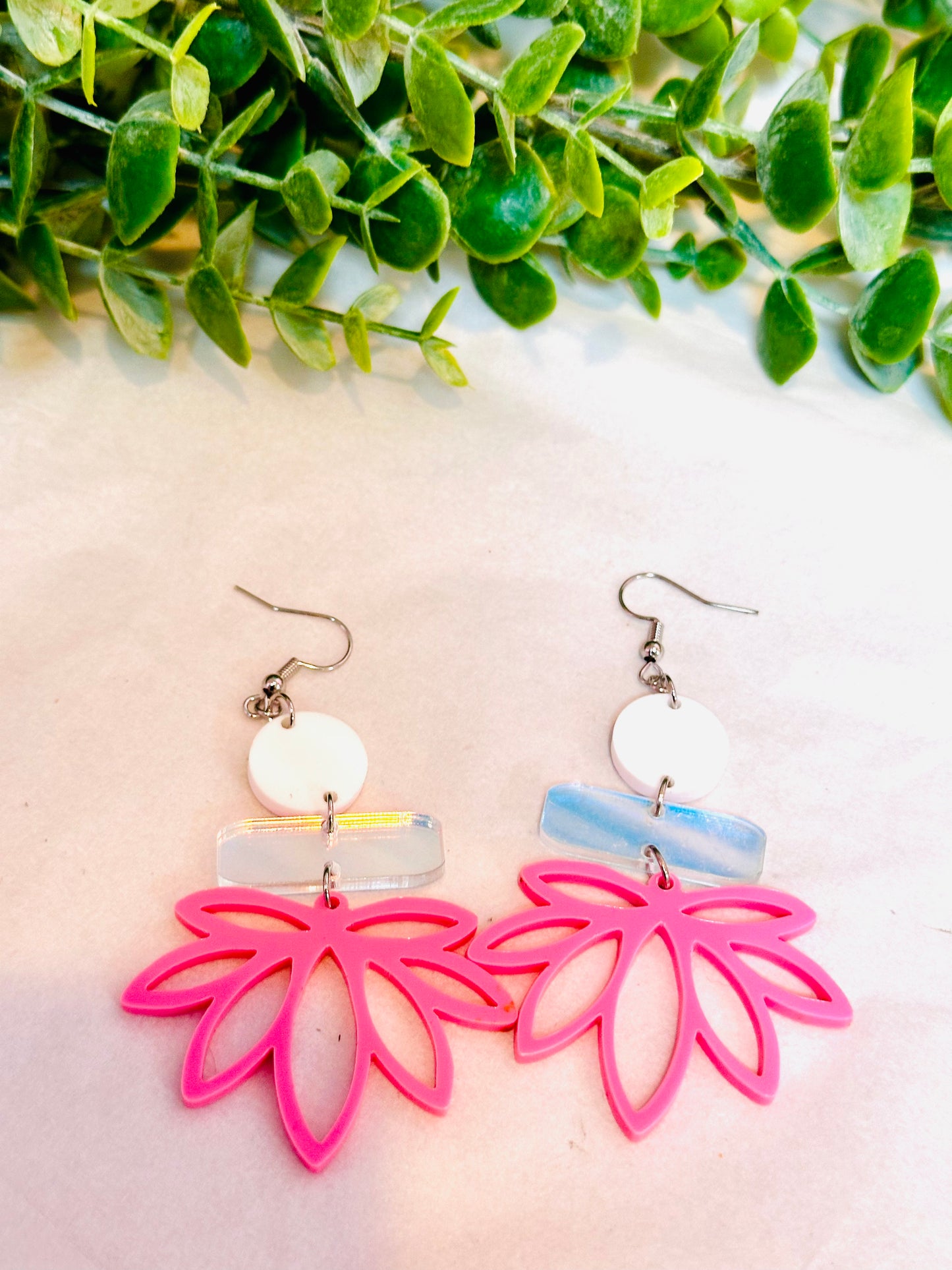 Dangle Floral Earrings