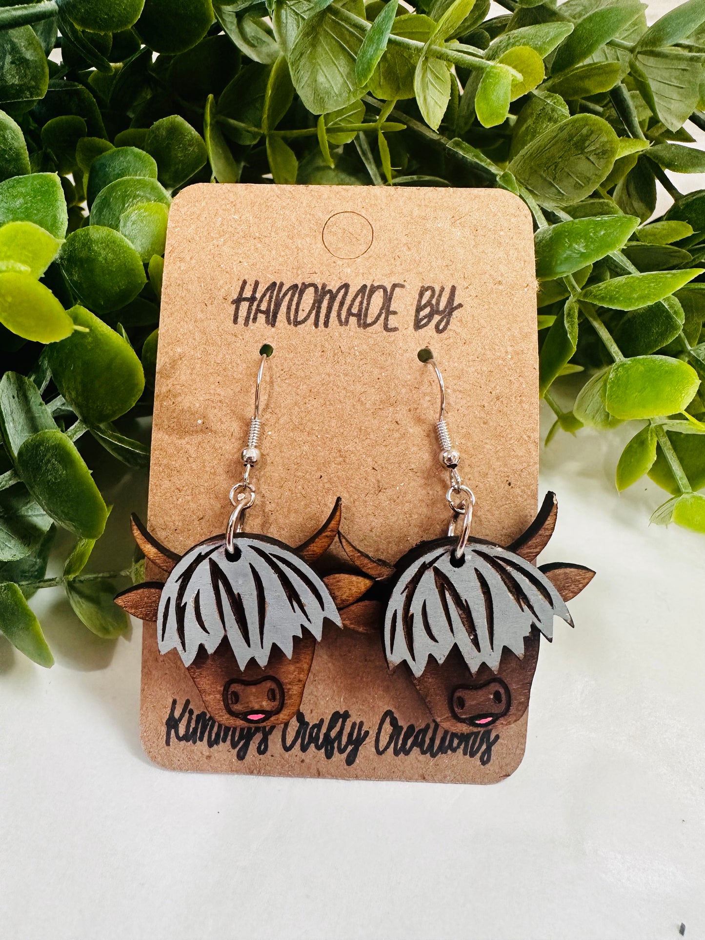 Highland Cow Earrings