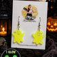 Glow-in-the-Dark Happy Ghost Earrings