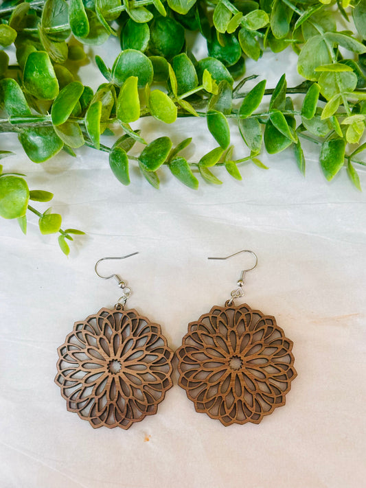 Intricate Mandala Earrings