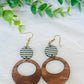 Wooden Retro Vintage Hoops