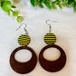 Wooden Retro Vintage Hoops