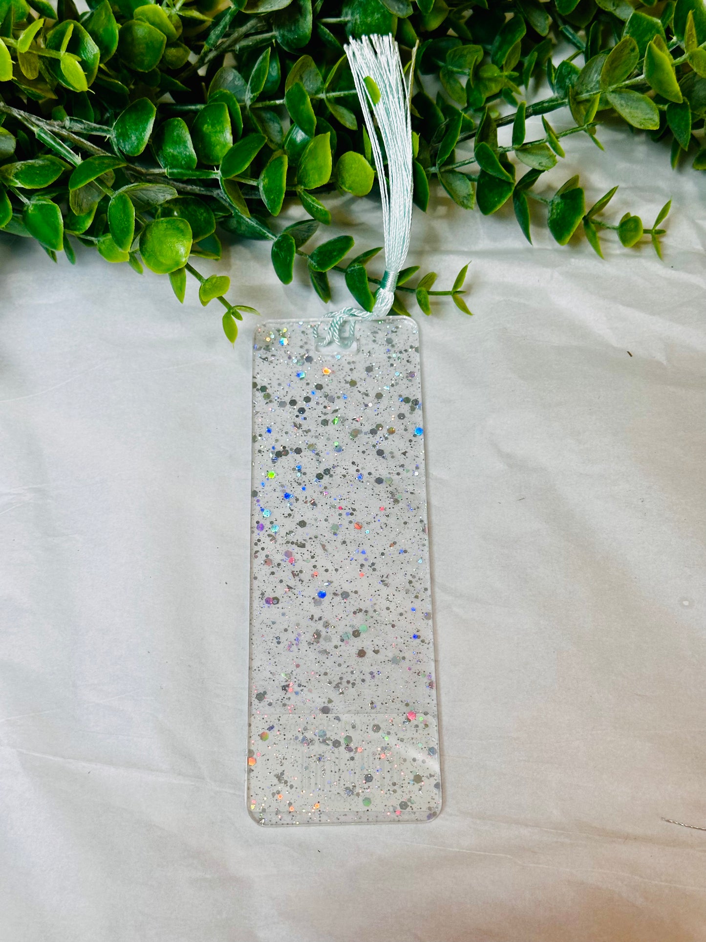 Acrylic Glitter Bookmarks