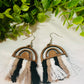 Tri Color Boho Rainbow Earrings