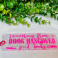 Clear Glitter Bookmarks with Quotes