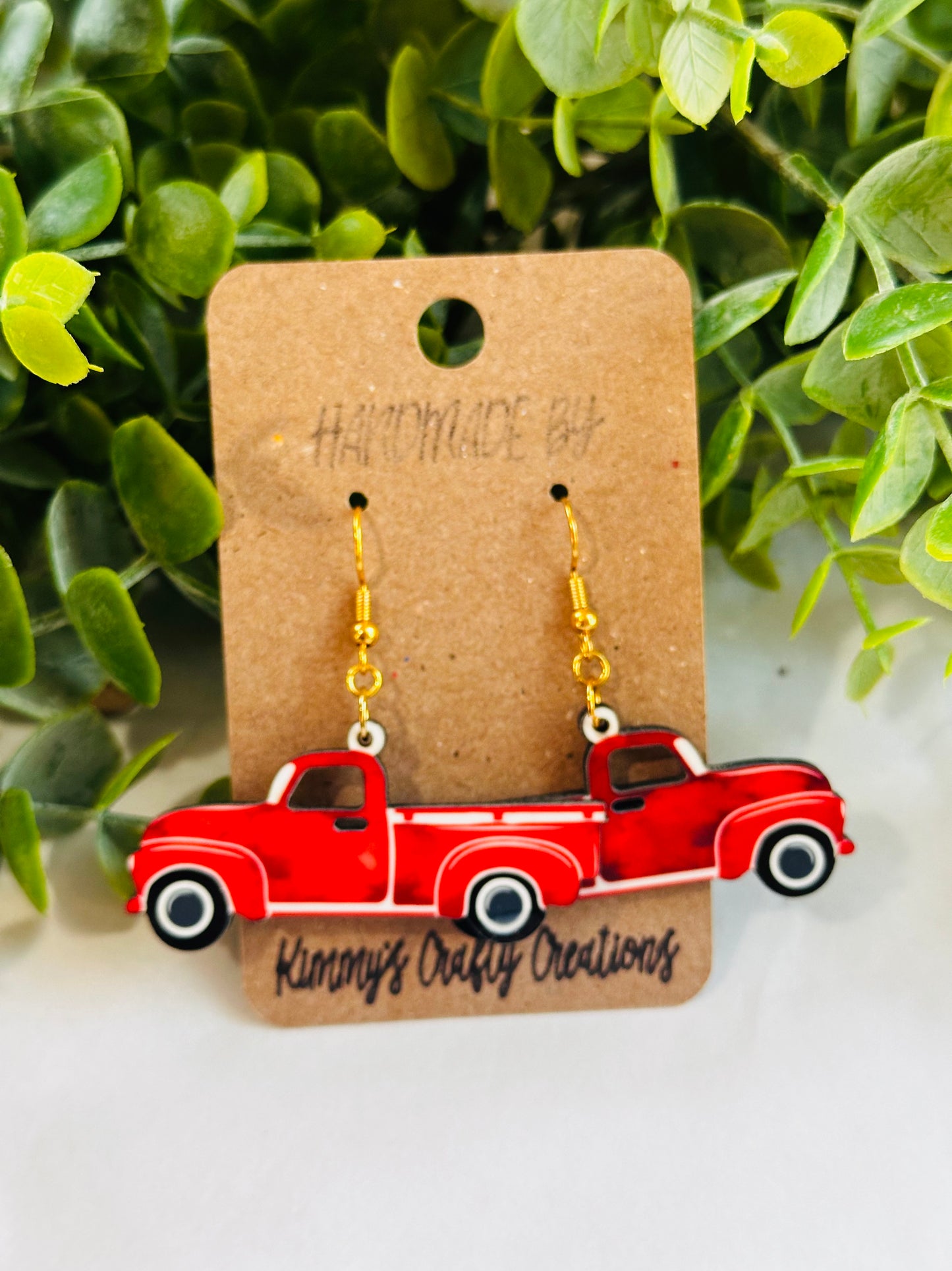 Truck Earrings