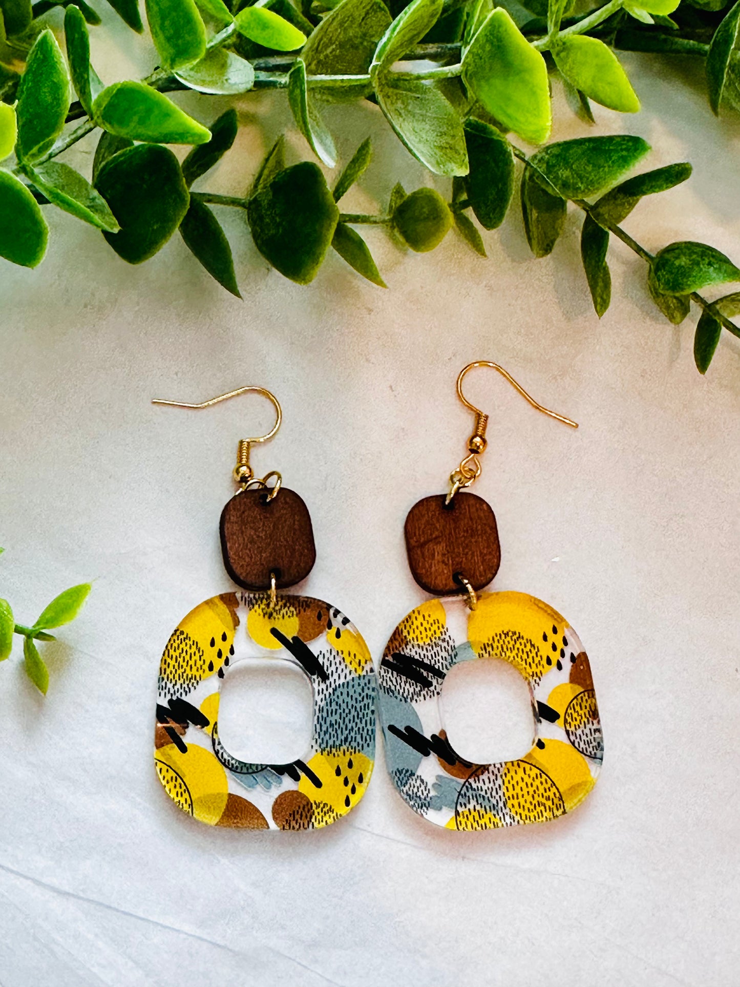 Geometric Mix Earrings