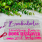 Clear Glitter Bookmarks with Quotes