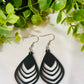 Black Acrylic Dangles