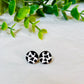 Cow Print Studs