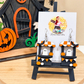 Halloween Ghost Pumpkin Patch Stand Earrings