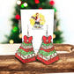Festive Book Tree Earrings