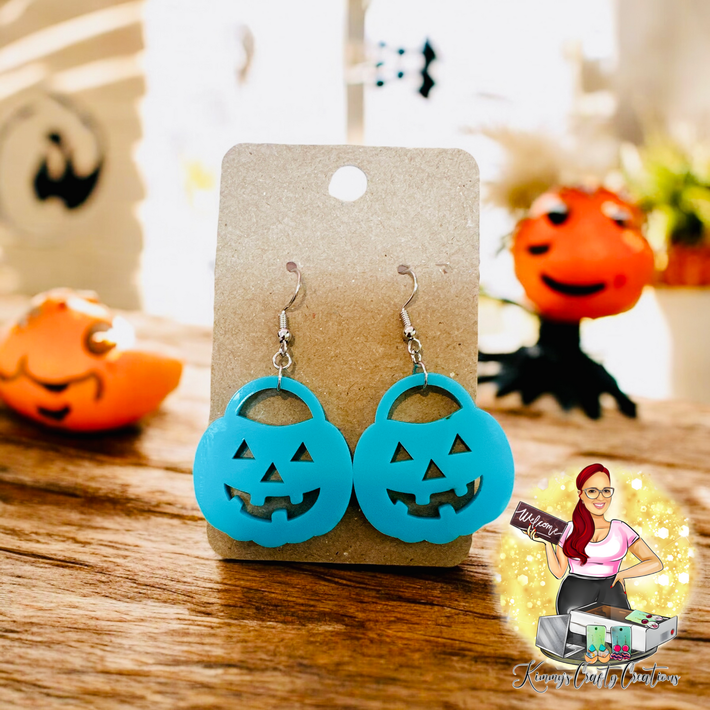 Halloween Bucket Earrings