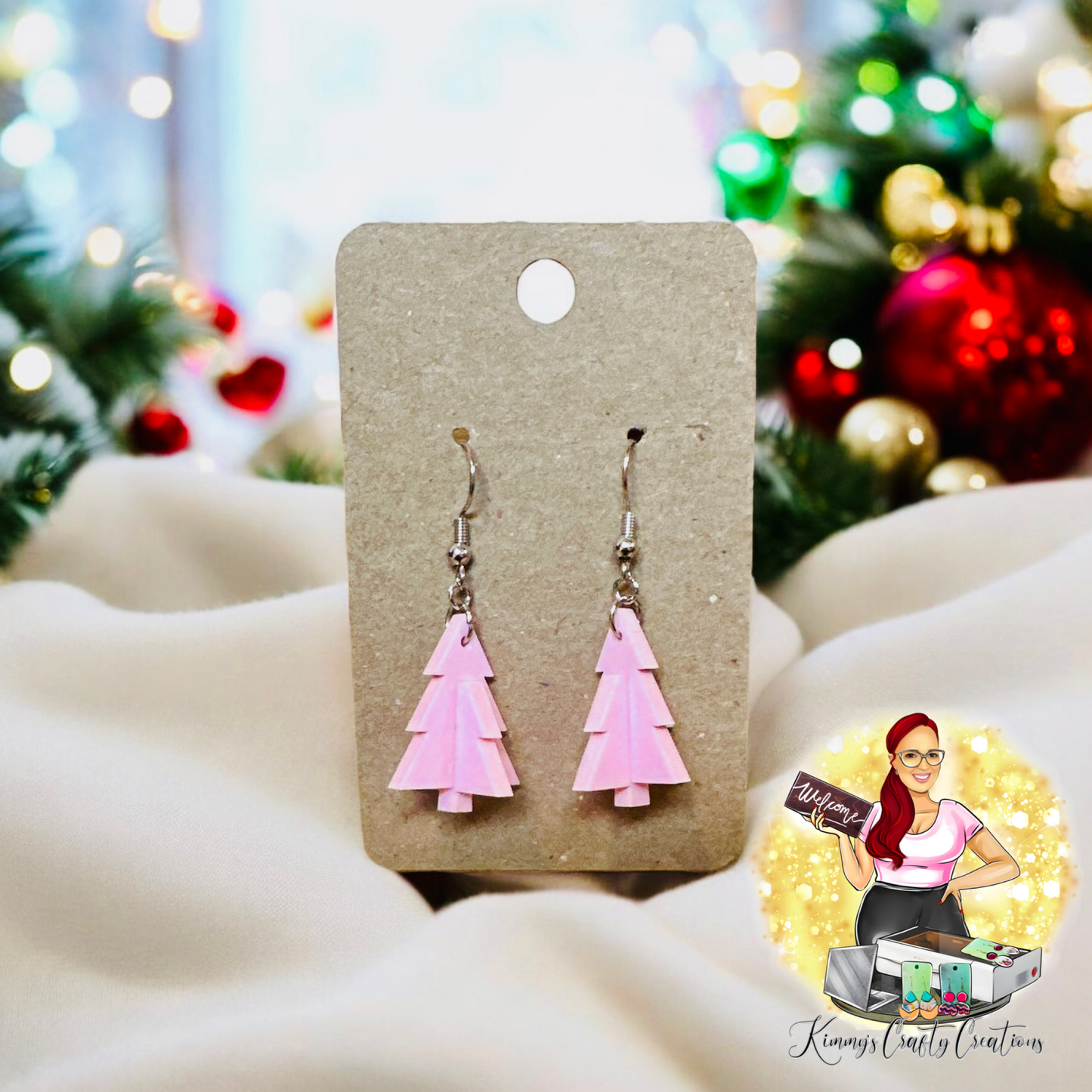 3D Christmas Tree Dangles