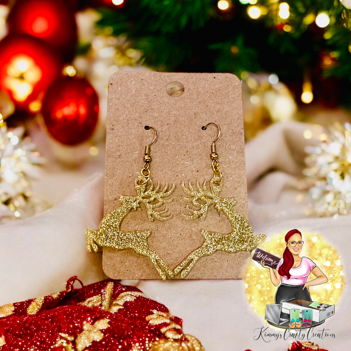 Christmas Reindeer Dangles