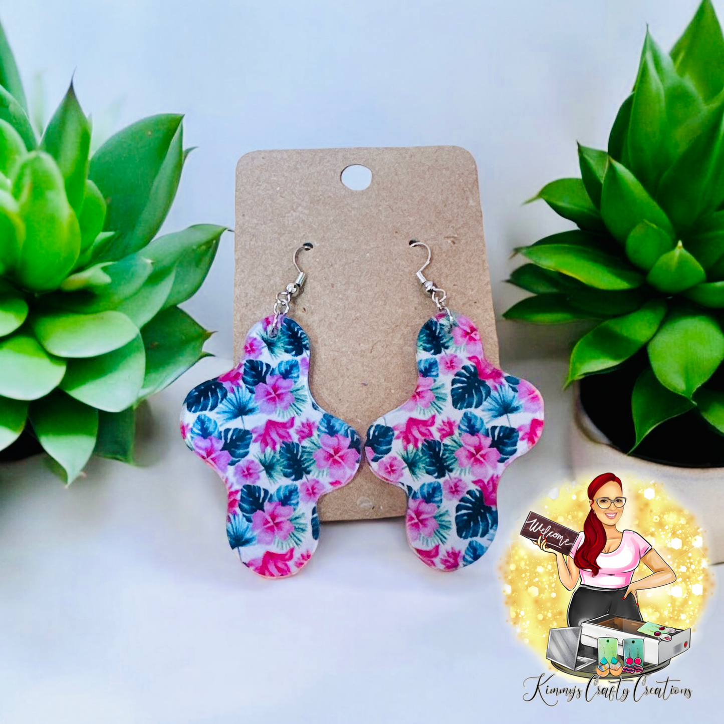 Boho Splatter Dangles