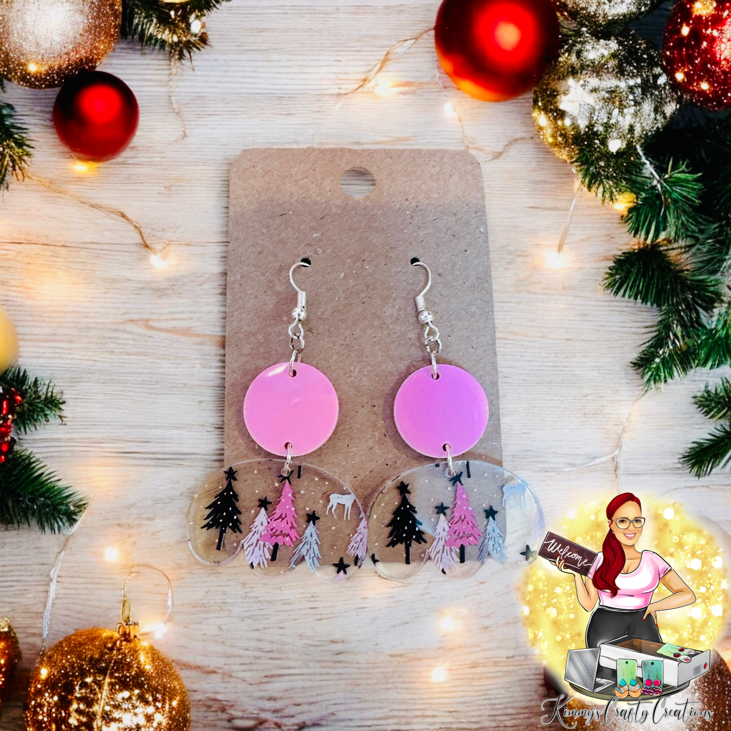 Boho Cloud Christmas Earrings