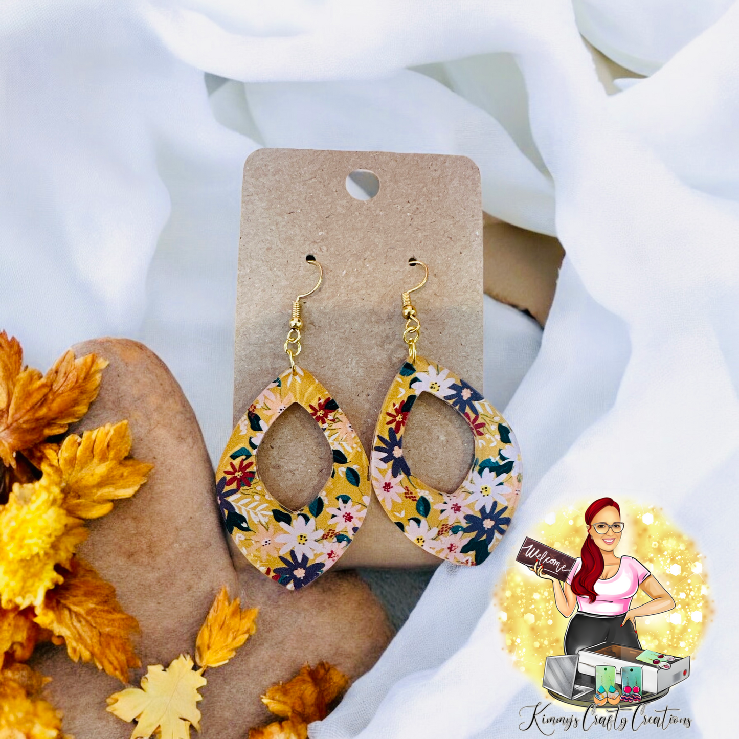 Fall Floral Earrings