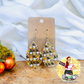 Fall Gnome Teardrop Earrings