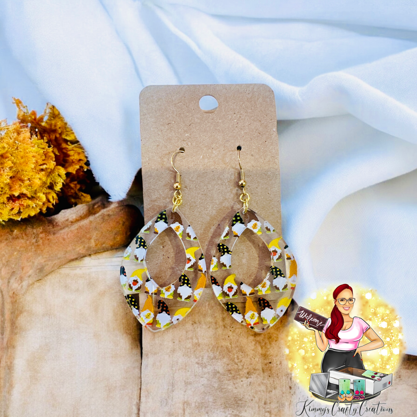 Fall Gnome Trio Earrings