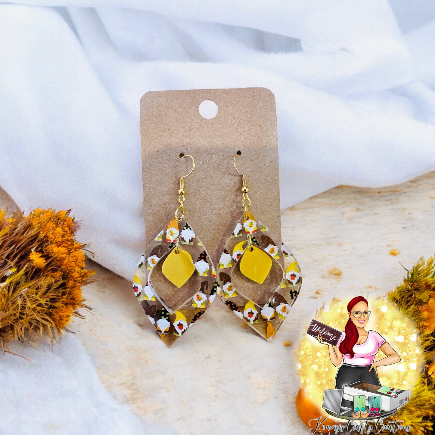 Fall Gnome Trio Earrings