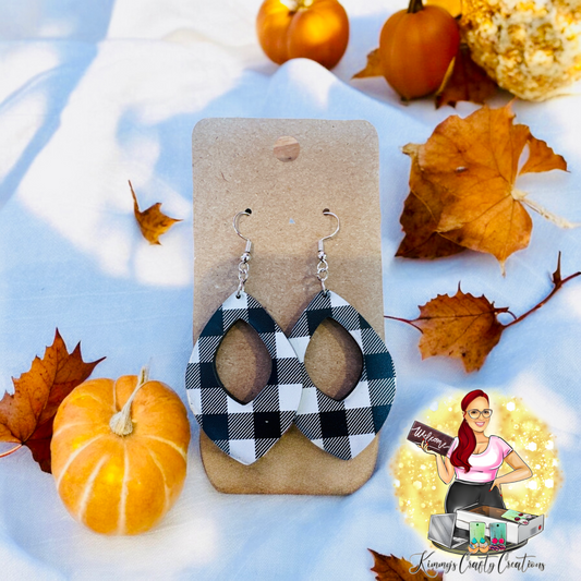 Plaid Trio Earrings