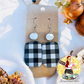 Buffalo Plaid Layer Dangles