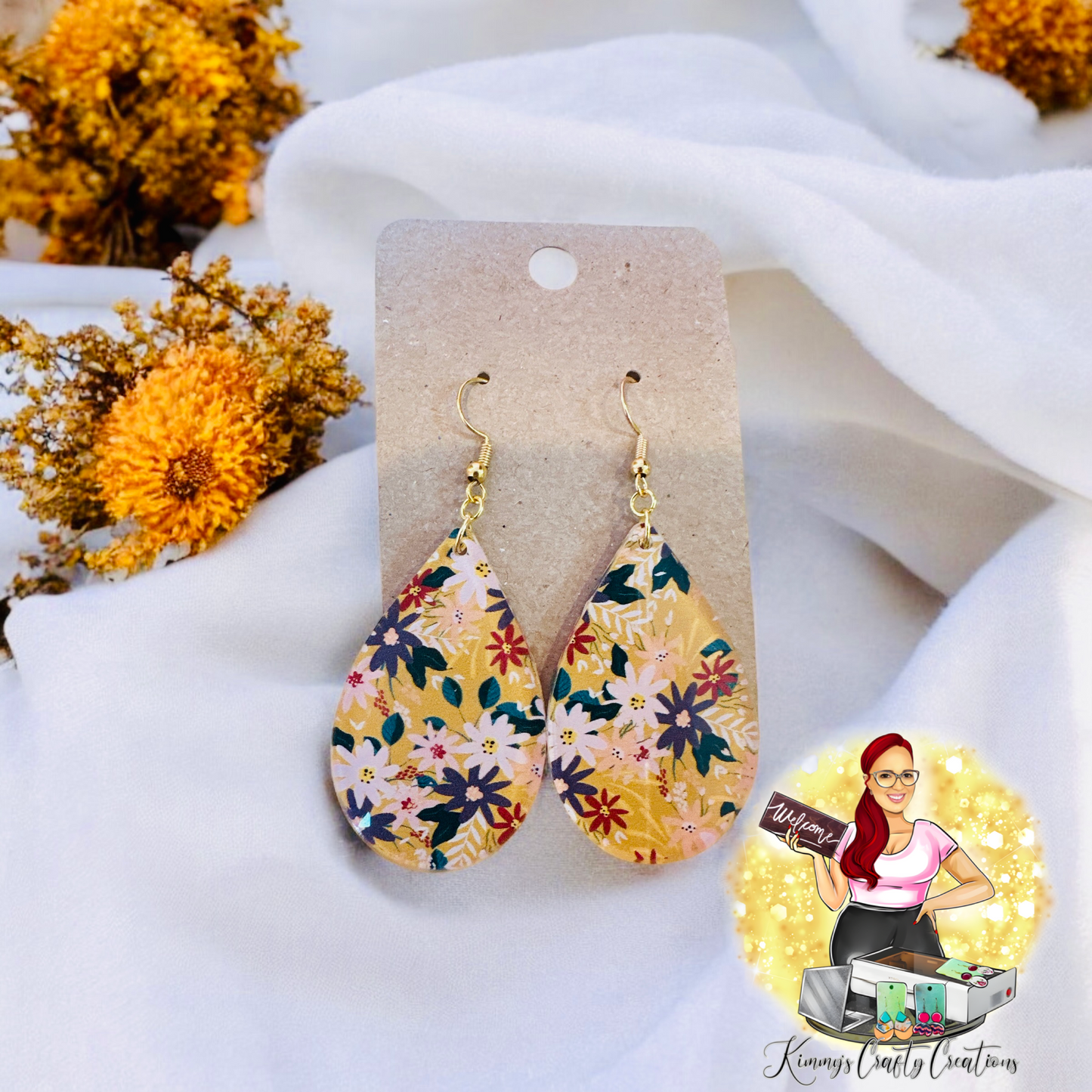 Fall Floral Earrings