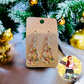 Christmas Lights Tree Earrings