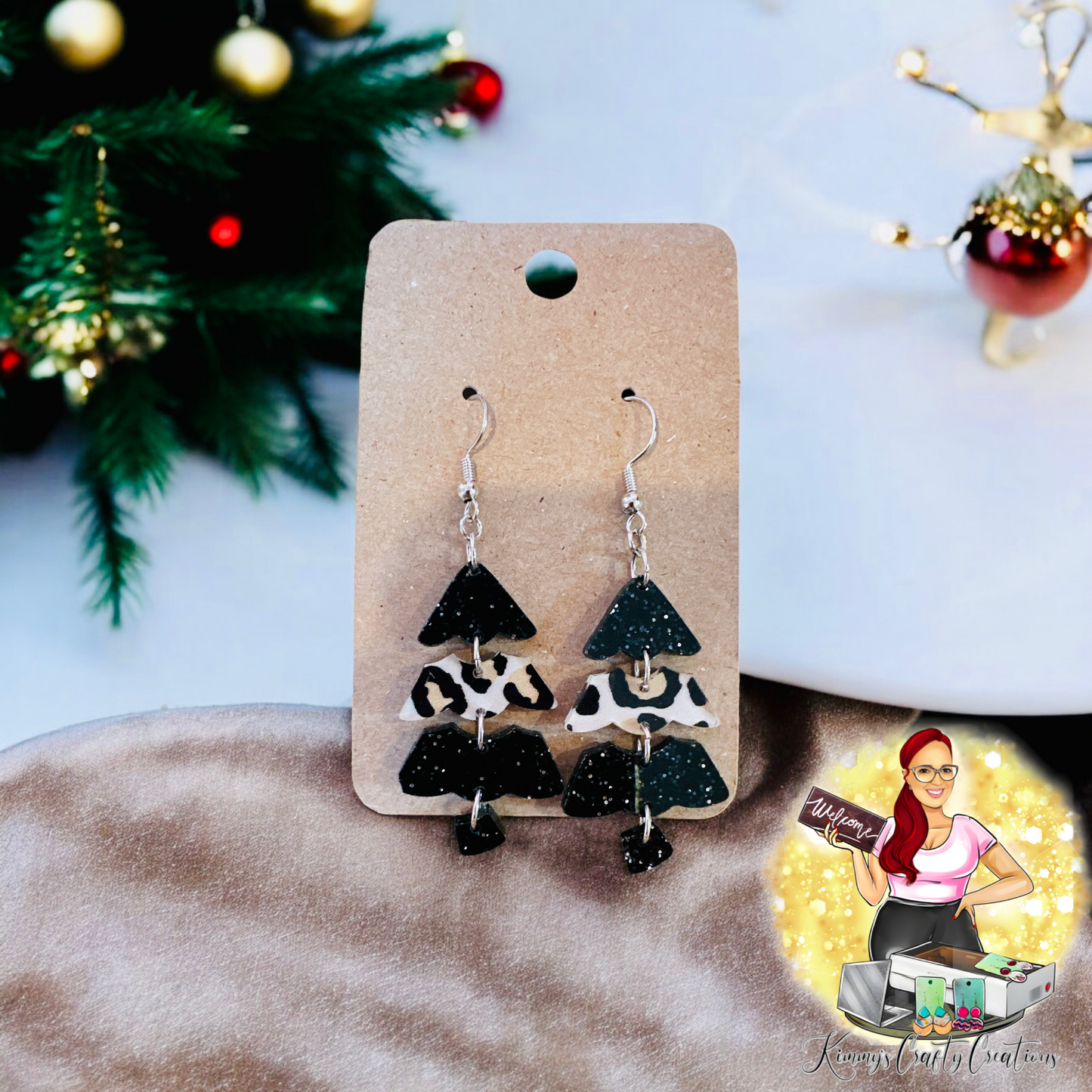 Multi Layer Christmas Tree Dangles