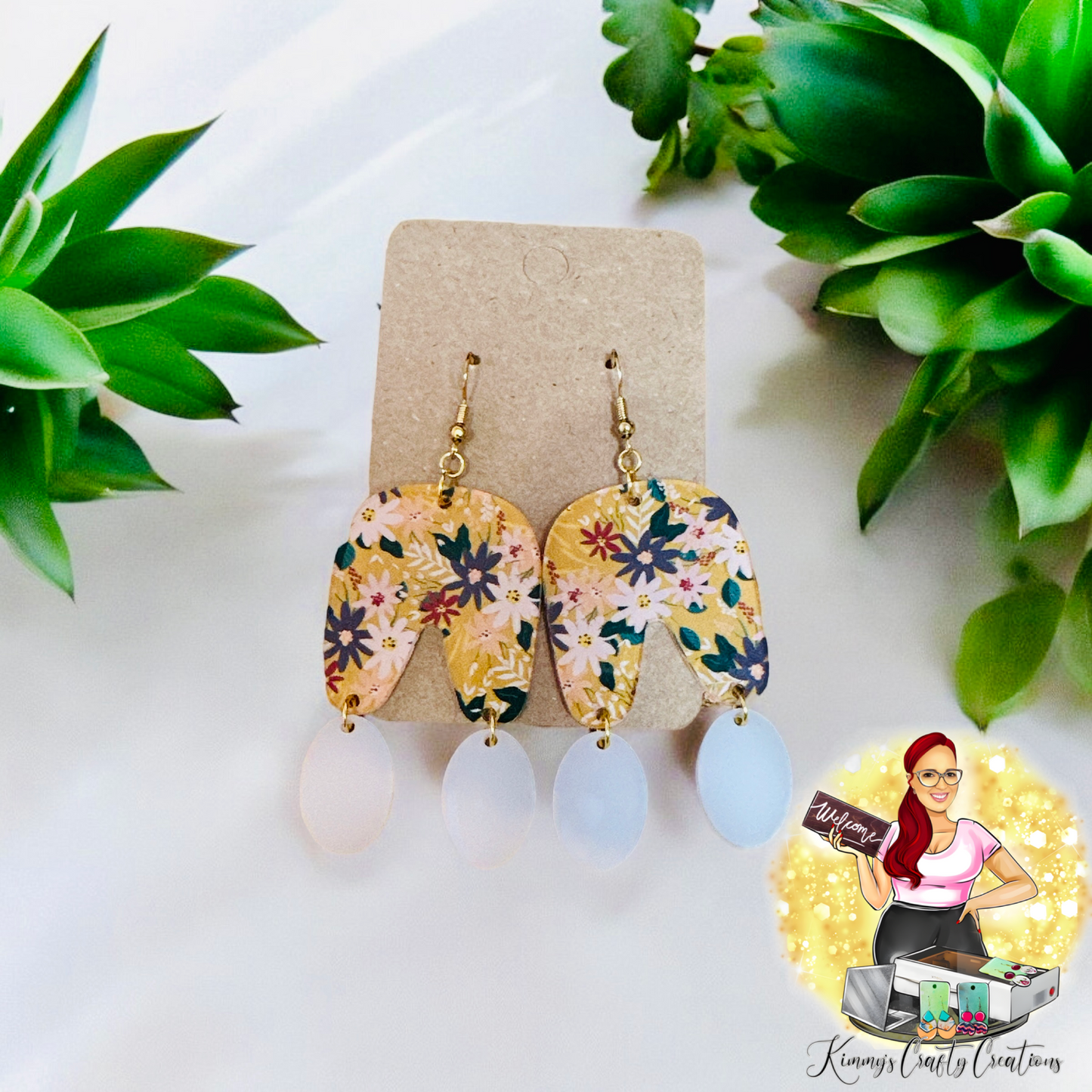 Fall Floral Earrings