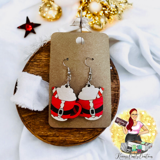 Christmas Hot Cocoa Earrings