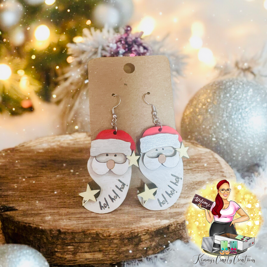 Santa Earrings