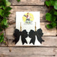 Black Bow Earrings