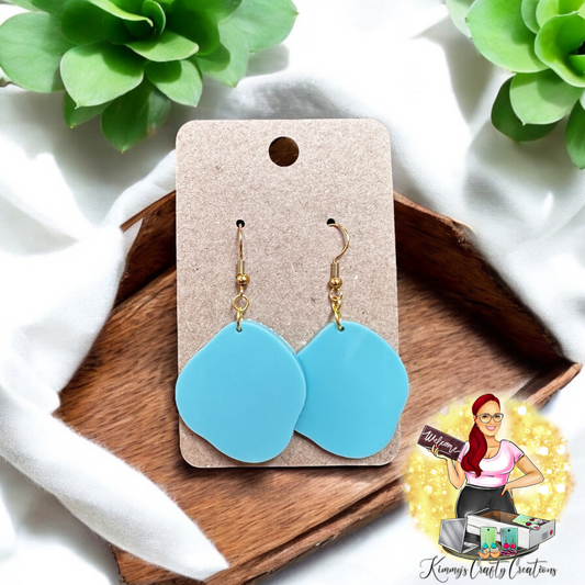 Geometric Blob Shape Earrings