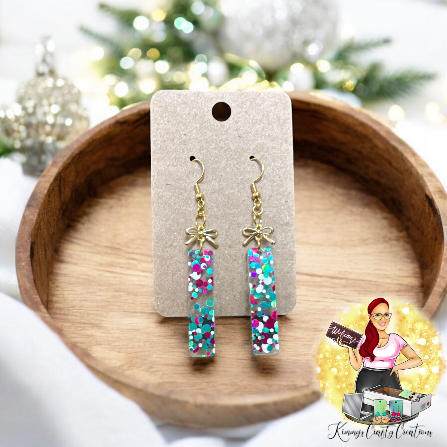 Christmas Present Earrings