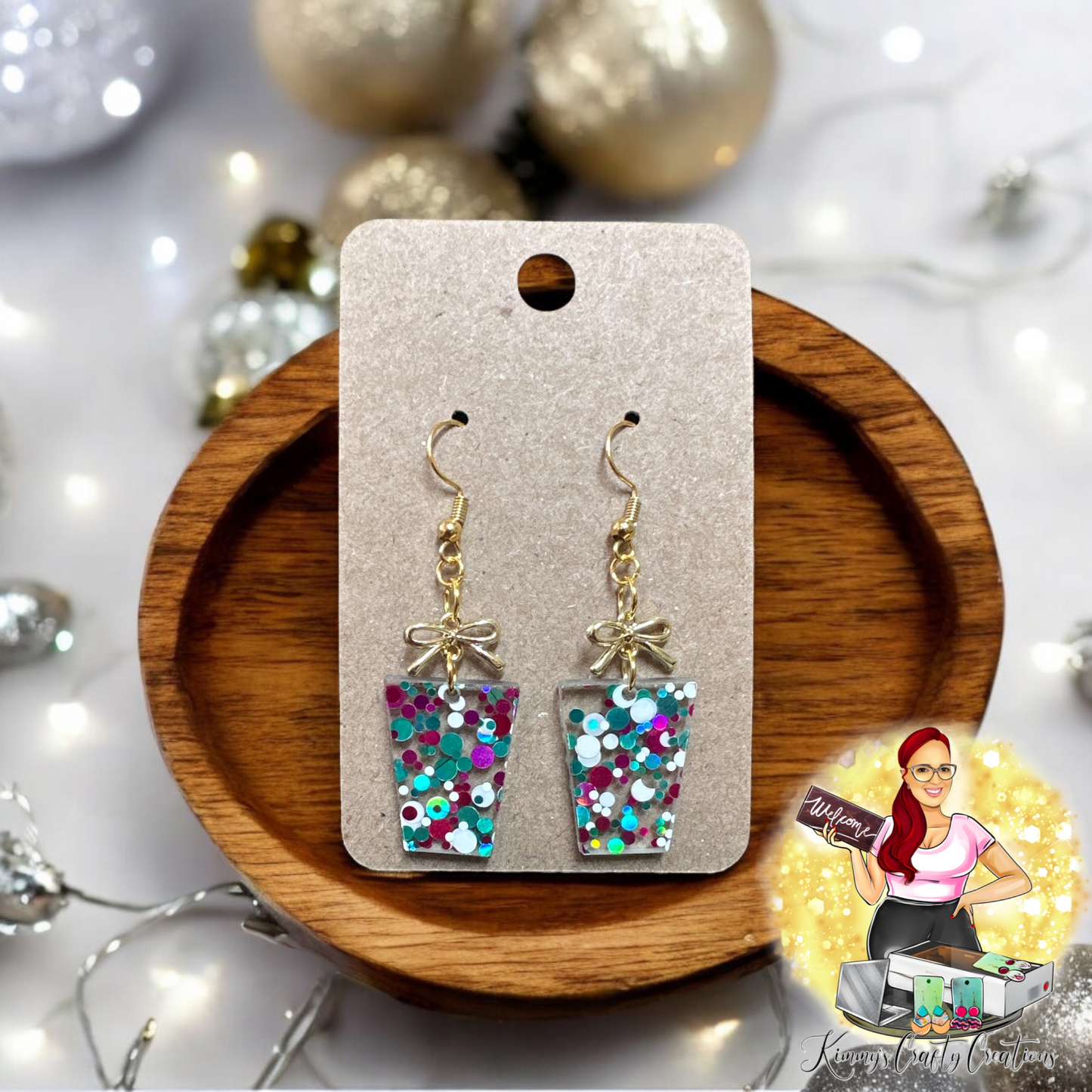 Christmas Present Earrings