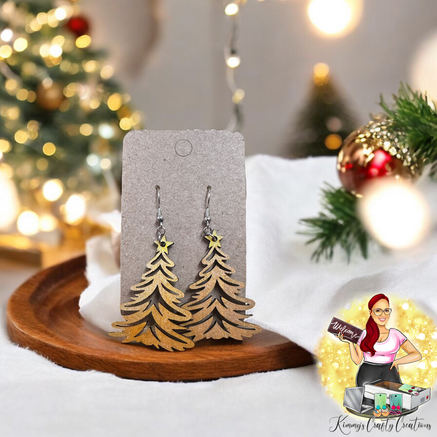 Christmas Tree Earrings