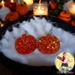 Orange Razzel Dazzle Pumpkin Earrings