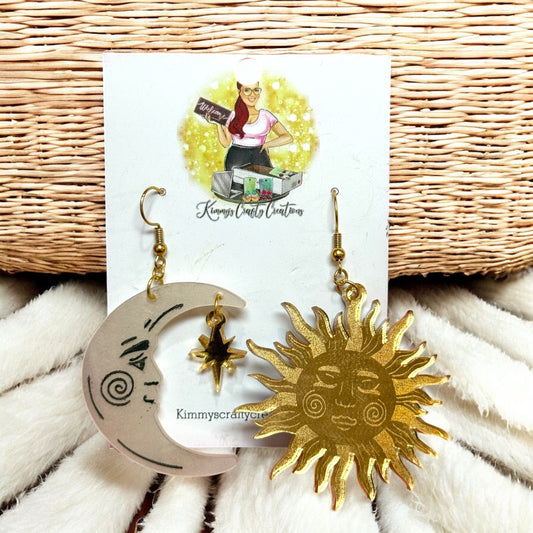 Sun/Moon Earrings