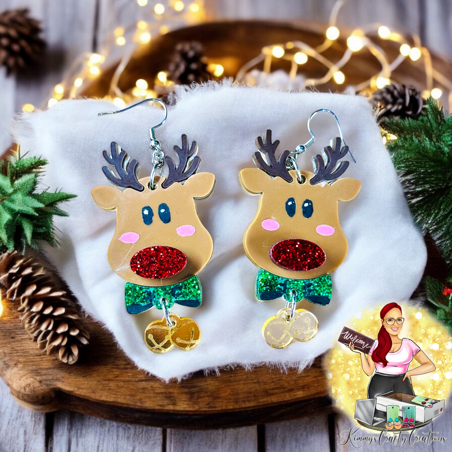 Christmas Reindeer Dangles