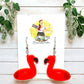 Flamingo Pool Float Earrings