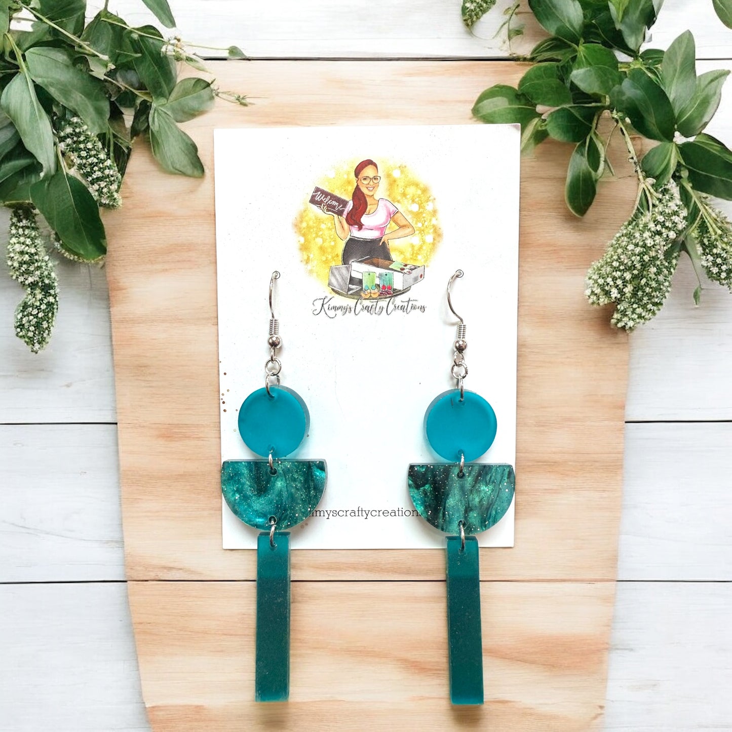 Marble 3 Layer Dangles