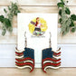 Patriotic Flag Earrings