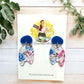 Multi Floral Stud Earrings