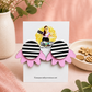Pink Petal Statement Earrings