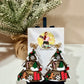 Christmas Tree Bookshelf Earrings