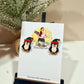 Elf Hat Christmas Penguin Stud Earrings