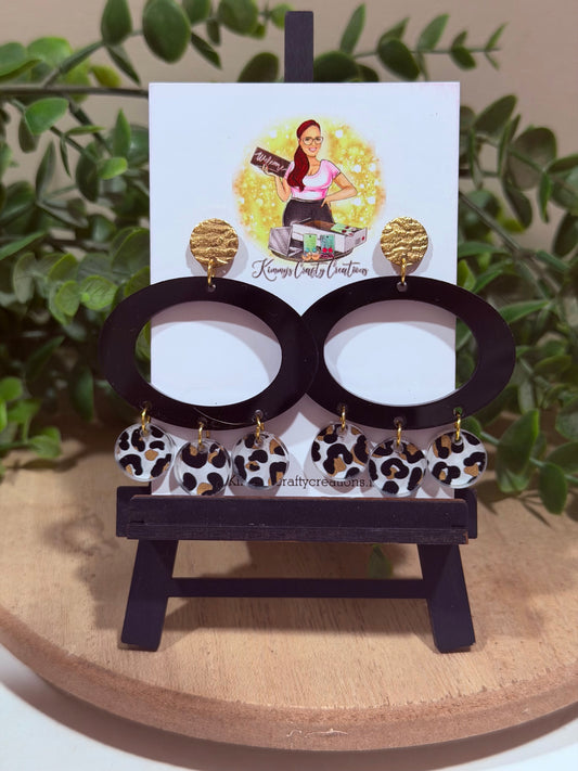 Wild Side Leopard Statement Earrings