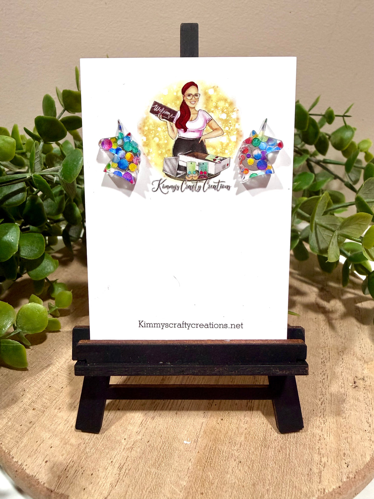 Confetti Unicorn Stud Earrings
